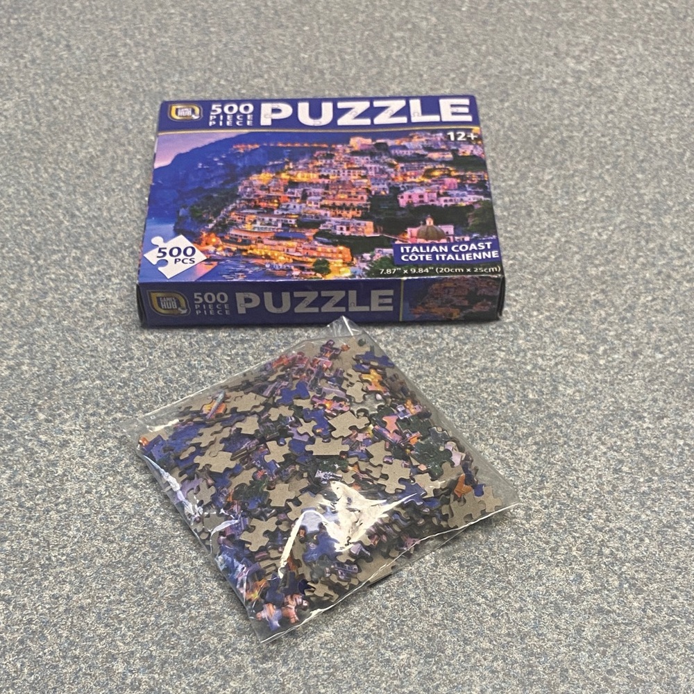 Scenic Italian Coast 500-Piece Puzzle